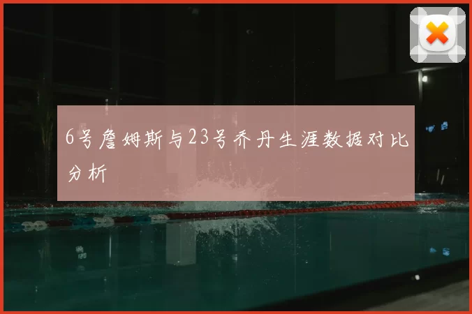 6号詹姆斯与23号乔丹生涯数据对比分析